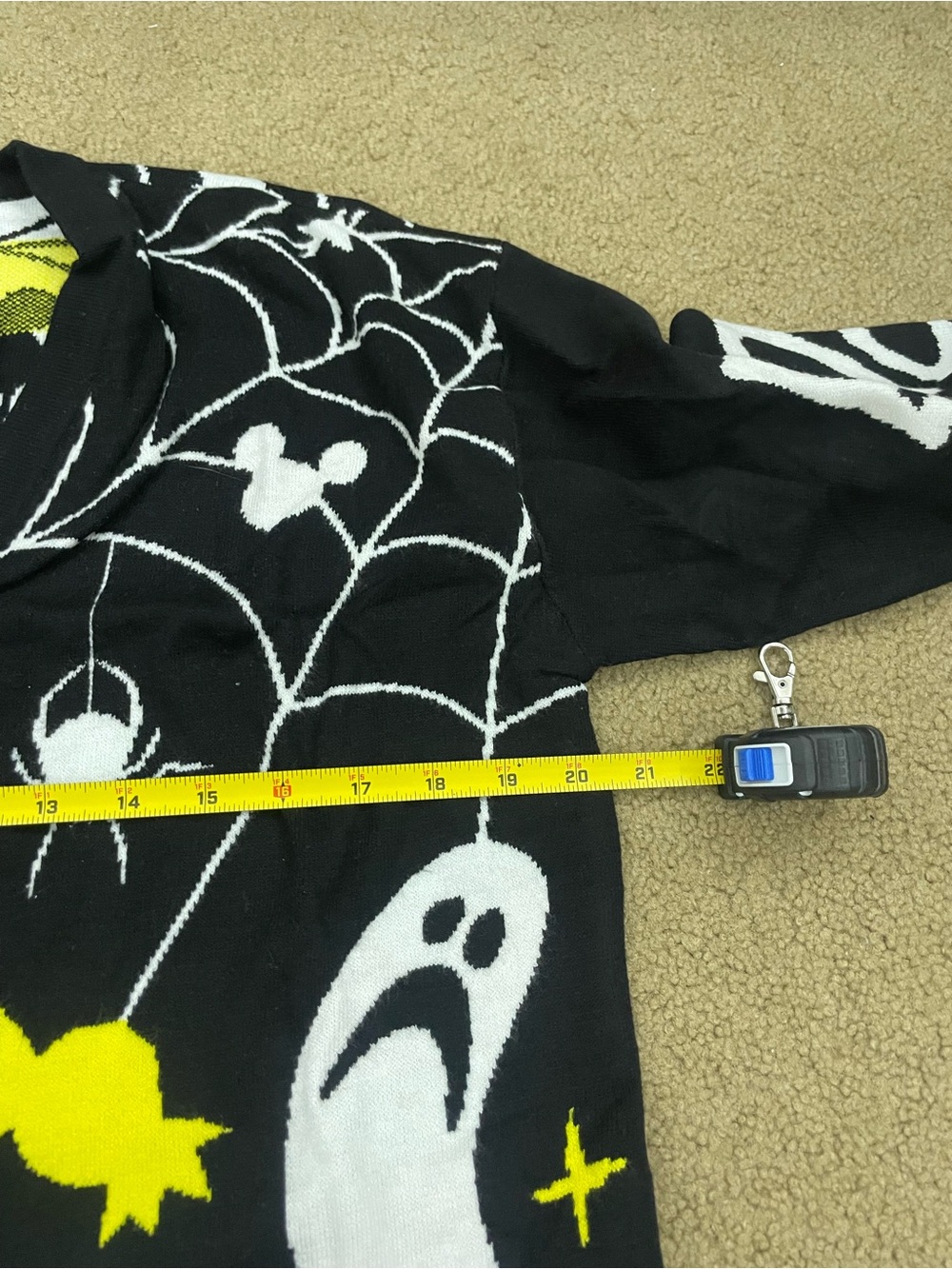 Disney women’s Black Halloween Mickey Cardigan - Picture 5 of 6